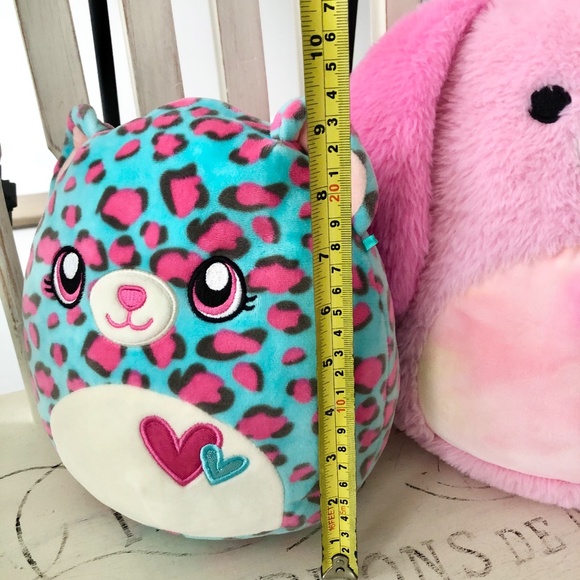 Squishmallows, Set of 3, Chelsea the Cheetah, Chasen, Pink Dog, DUMA, Cheetah - Picture 8 of 11